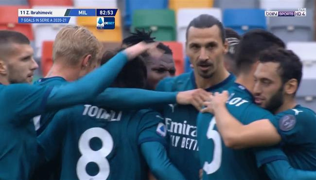 اهداف مباراة ميلان واودينيزي 2 1 الدوري الايطالي