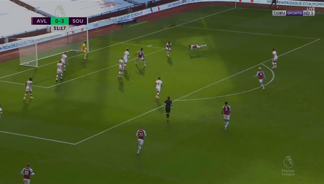 تريزيجيه كاد ان يسجل هدف امام ساوثهامبتون