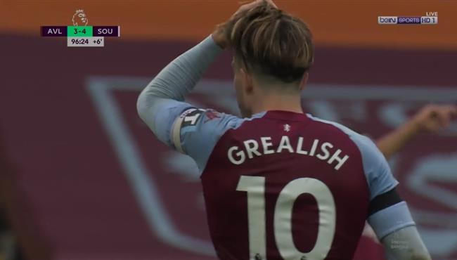 هدف جريلش الرائع في مرمي ساوثهامبتون بالدوري الانجليزي