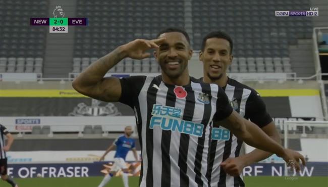 اهداف مباراة ايفرتون ونيوكاسل 1 2 الدوري الانجليزي