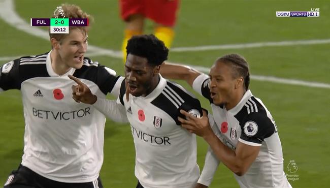 اهداف مباراة فولهام ووست بروميتش 2 0 الدوري الانجليزي