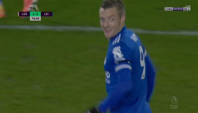 هدف فاردي في مرمي ليدز بالدوري الانجليزي