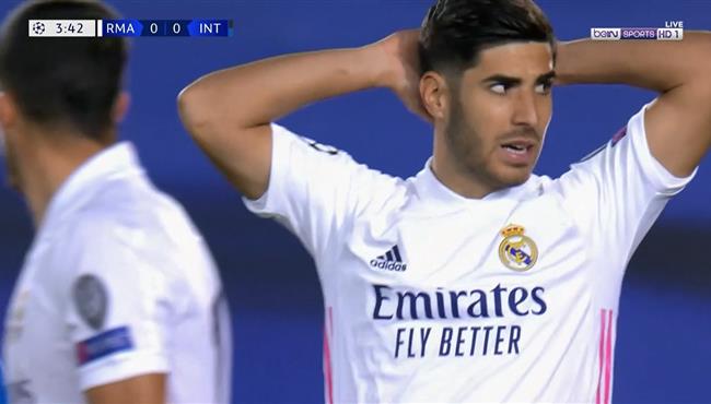 تصدي هاندانوفيتش الرائع يحرم اسينسيو من تسجيل هدف اول لريال مدريد