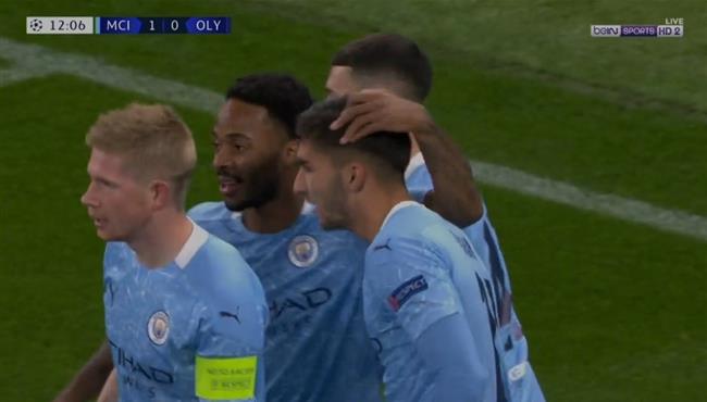 اهداف مباراة مانشستر سيتي واولمبياكوس 3 0 دوري ابطال اوروبا