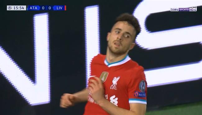 هدف ليفربول الاول فى مرمي اتالانتا ديوجو جوتا