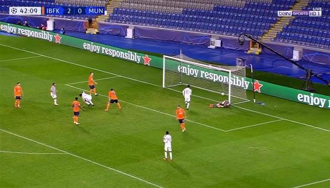 اهداف مباراة مانشستر يونايتد وباشاك شهير 1 2 دوري ابطال اوروبا