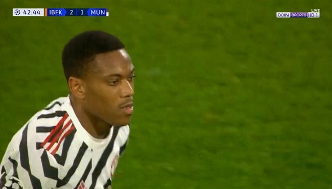 هدف مانشستر يونايتد الاول في مرمي باشاك شهير مارسيال