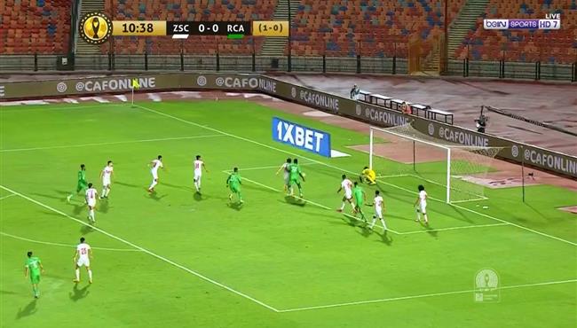 ابو جبل ينقذ مرمي الزمالك من اول فرصة خطرة للرجاء
