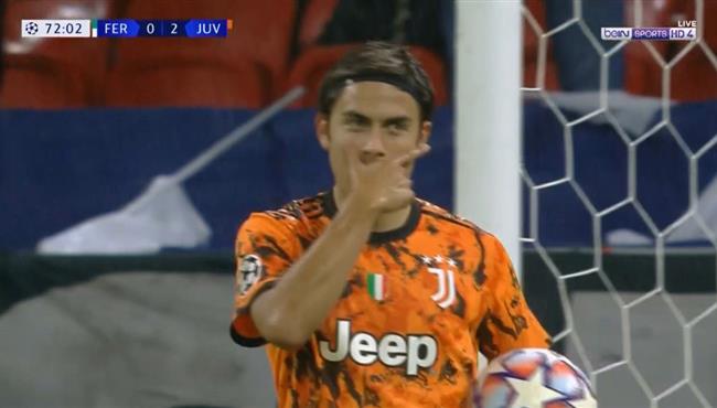 هدف ديبالا في مرمي فيرينكفاروس بعد خطأ كوميدي كارثي من حارس المرمي