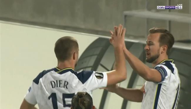 هدف هاري كين في مرمي رازغراد بالدوري الاوروبي