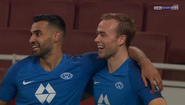 هدف مولده الرائع في مرمي ارسنال بالدوري الاوروبي