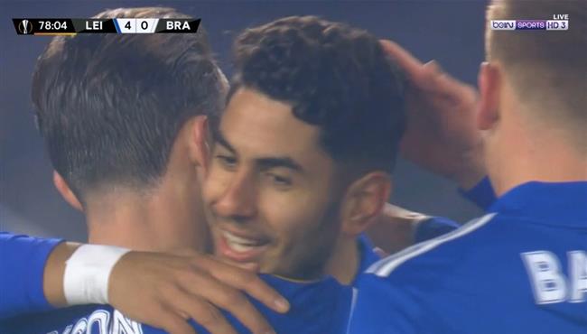 اهداف مباراة ليستر سيتي وسبورتينج براجا 4 0 الدوري الاوروبي