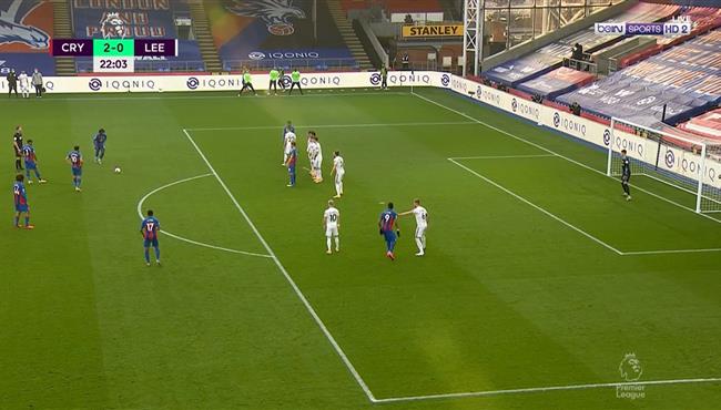هدف كريستال بالاس الرائع في مرمي ليدز يونايتد بالدوري الانجليزي