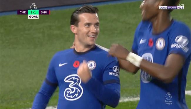 هدف بن تشيلول في مرمي شيفليد يونايتد اسيست حكيم زياش