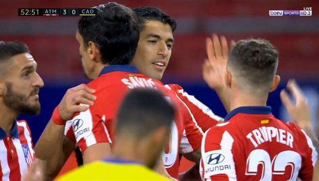 اهداف مباراة اتلتيكو مدريد وقادش 4 0 الدوري الاسباني