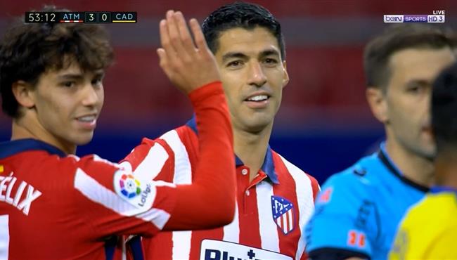 هدف سواريز فى مرمي قادش بالدوري الاسباني