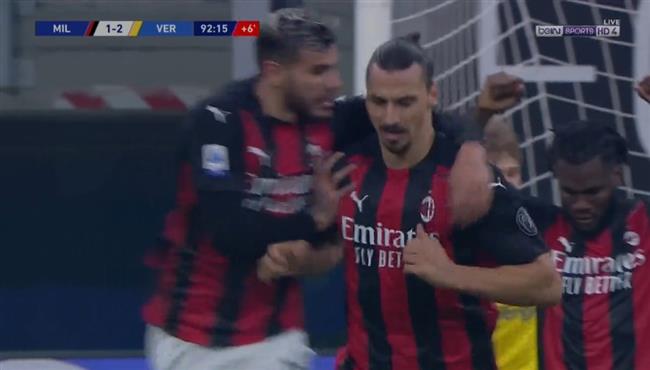 هدف ابراهيموفيتش القاتل في مرمي هيلاس فيرونا بالدوري الايطالي