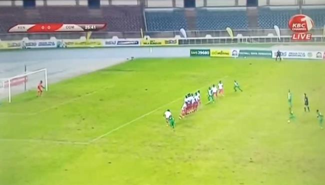 هدف جزر القمر الاول الرائع في مرمي كينيا بتصفيات كأس امم افريقيا