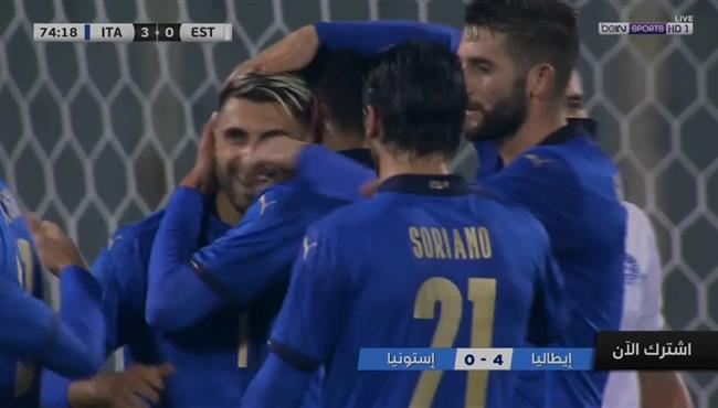 اهداف مباراة ايطاليا واستونيا 4 0 مباراة ودية