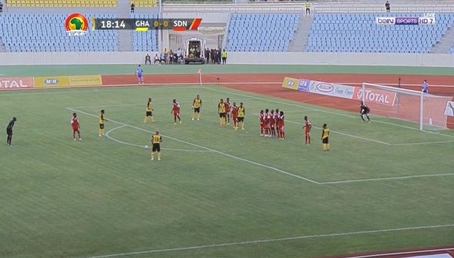 هدف اندريه ايو الرائع في مرمي السودان بتصفيات كاس امم افريقيا