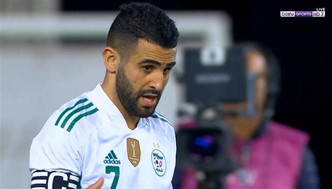 هدف رياض محرز في مرمي زيمبابوي بتصفيات كاس امم افريقيا