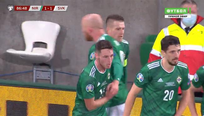 اهداف مبارا ايرلندا الشمالية وسلوفاكيا 2 1 تصفيات امم اوروبا