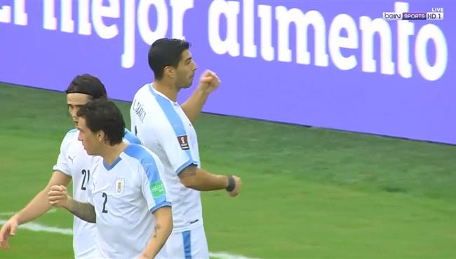 هدف لويس سواريز في مرمي كولومبيا بتصفيات كاس العالم