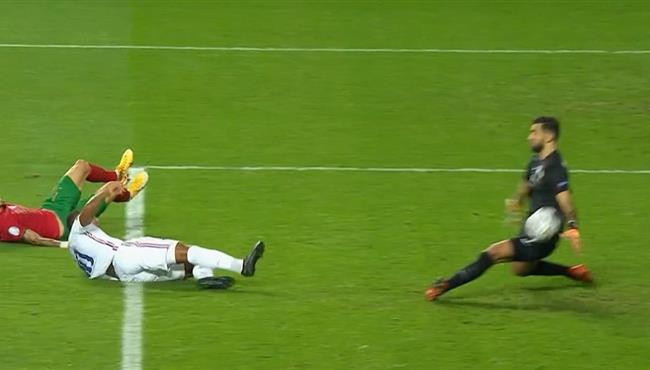 انقاذ روي باتريسيو يحرم مارسيال من تسجيل هدف اول لفرنسا امام البرتغال