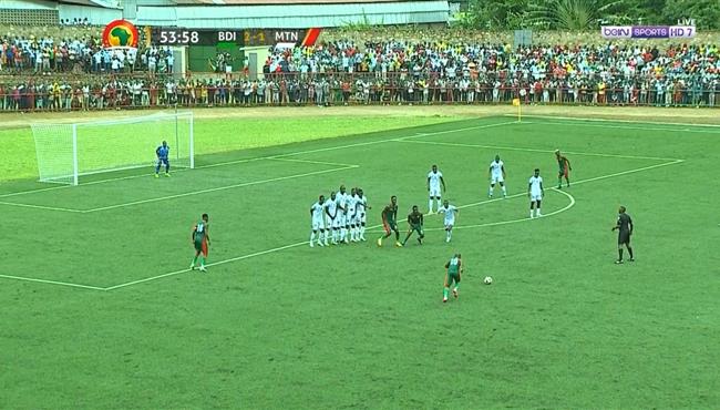 هدف بوروندي الرائع في مرمي موريتانيا بتصفيات كاس امم افريقيا