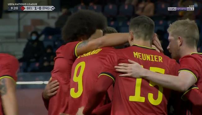 اهداف مباراة بلجيكا وانجلترا 2 0 دوري الامم الاوروبية