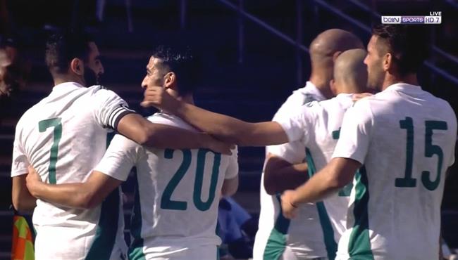 اهداف مباراة الجزائر وزيمبابوي 2 2 تصفيات كأس امم افريقيا