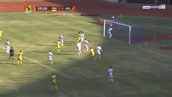 تصدي رايس امبولحي ينقذ الجزائر من هدف محقق لزيمبابوي