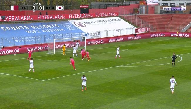 هدف كوريا الجنوبية الاول فى مرمي قطر بعد 20 ثانية