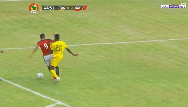 هل حرم الحكم مصر من ركلة جزاء امام توجو في تصفيات كاس امم افريقيا