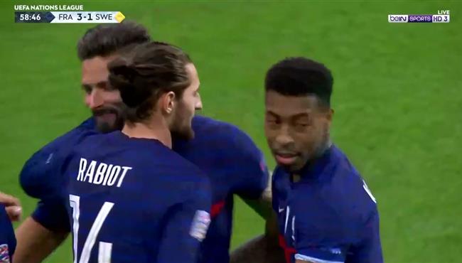 اهداف مباراة فرنسا والسويد 4 2 دوري الامم الاوروبية