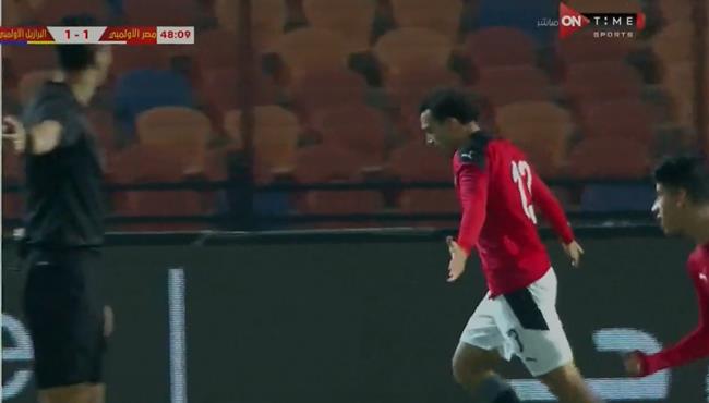 هدف كريم العراقي في مرمي البرازيل الاولمبي