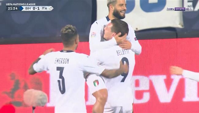 اهداف مباراة ايطاليا والبوسنة والهرسك 2 0 دوري الامم الاوروبية