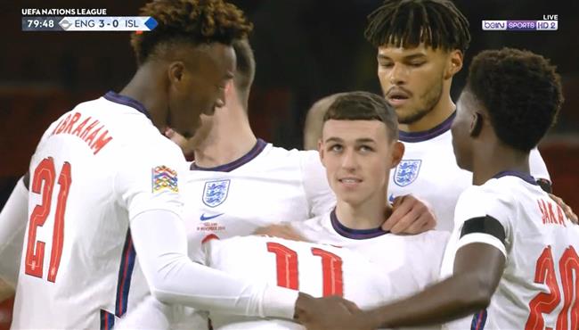 هدف انجلترا الثالث في مرمي ايسلندا فودين