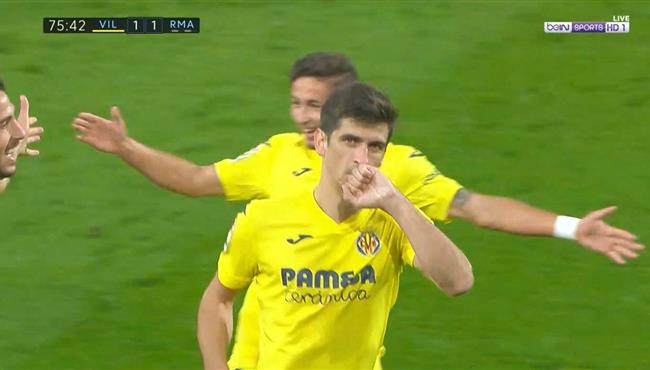 هدف تعادل فياريال مع ريال مدريد جيرارد مورينو