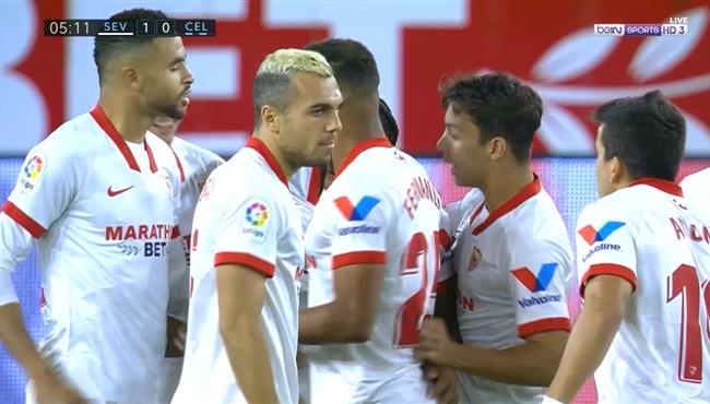 اهداف مباراة اشبيلية وسيلتا فيجو 4 2 الدوري الاسباني