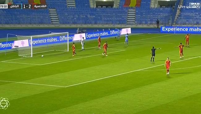 اهداف مباراة الباطن والقادسية 2 2 الدوري السعودي