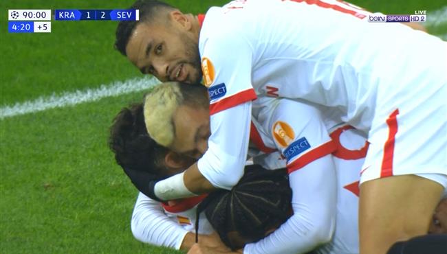 اهداف مباراة اشبيلية وكراسنودار 2 1 دوري ابطال اوروبا