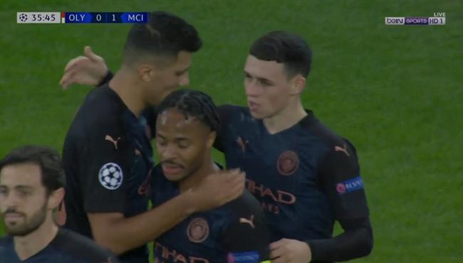 هدف فوز مانشستر سيتي علي اولمبياكوس 1 0 دوري ابطال اوروبا