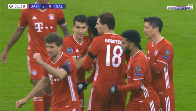 اهداف مباراة بايرن ميونخ وسالزبورج 3 1 دوري ابطال اوروبا