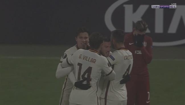 اهداف مباراة روما وكلوج 2 0 الدوري الاوروبي