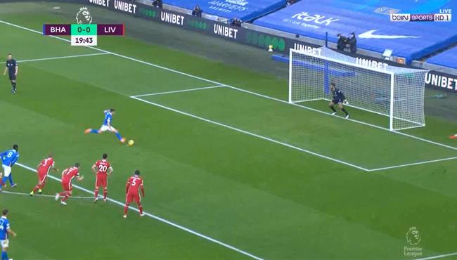 موباي يهدر ركلة جزاء امام ليفربول بالدوري الانجليزي