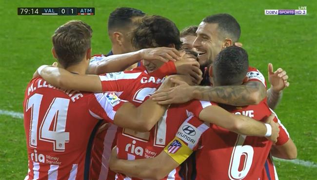 هدف فوز اتلتيكو مدريد علي فالنسيا 1 0 الدوري الاسباني