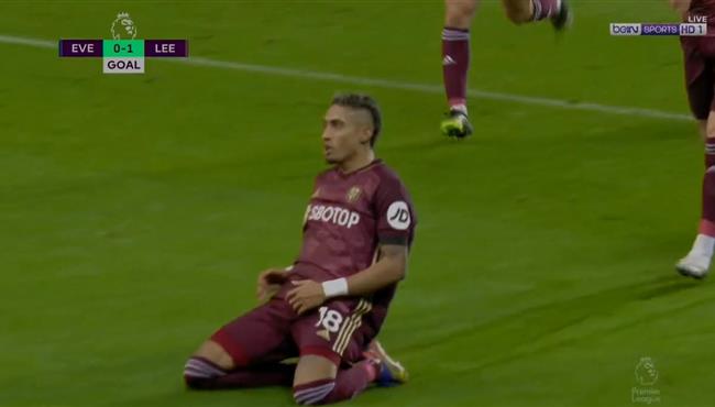 هدف رافينيا الرائع في مرمي ايفرتون بالدوري الانجليزي