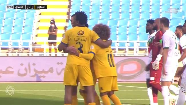 اهداف مباراة التعاون والاتفاق 1 1 الدوري السعودي