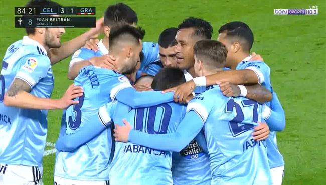 اهداف مباراة سيلتا فيجو وغرناطة 3 1 الدوري الاسباني